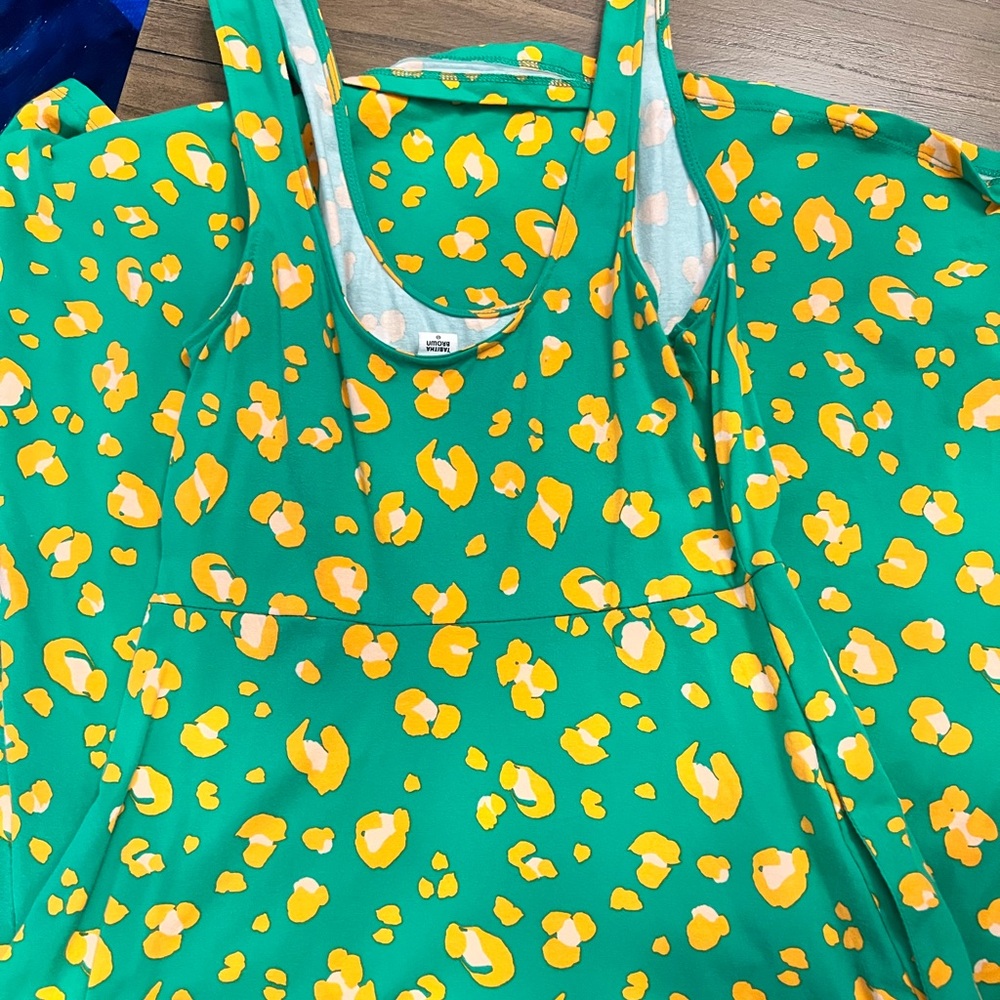 Tabatha brown dress